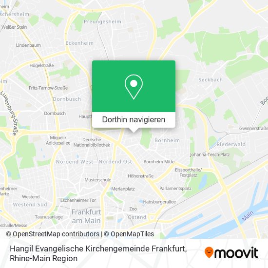 Hangil Evangelische Kirchengemeinde Frankfurt Karte