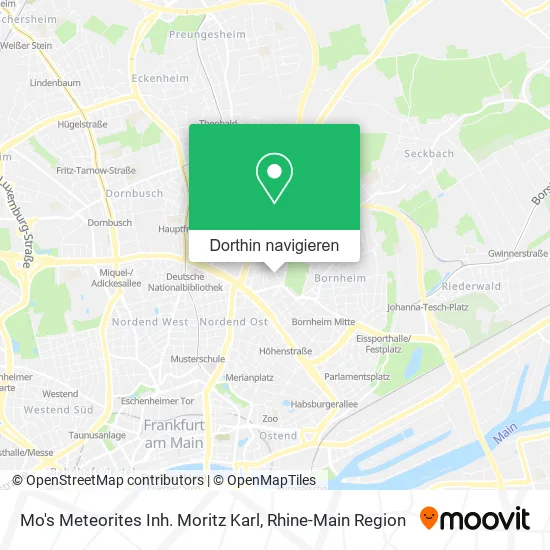 Mo's Meteorites Inh. Moritz Karl Karte