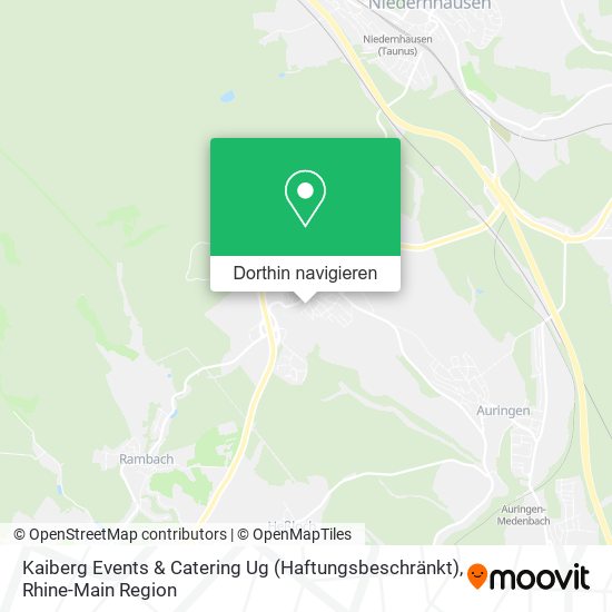 Kaiberg Events & Catering Ug (Haftungsbeschränkt) Karte