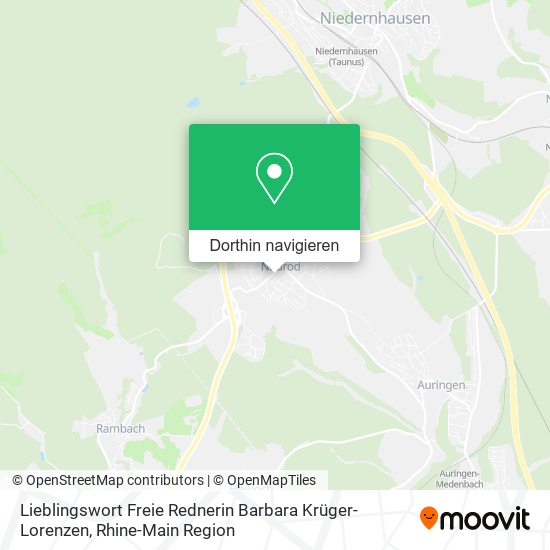 Lieblingswort Freie Rednerin Barbara Krüger-Lorenzen Karte