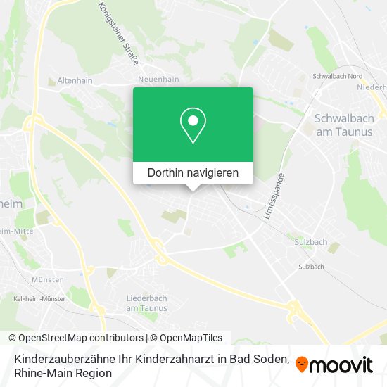 Kinderzauberzähne Ihr Kinderzahnarzt in Bad Soden Karte