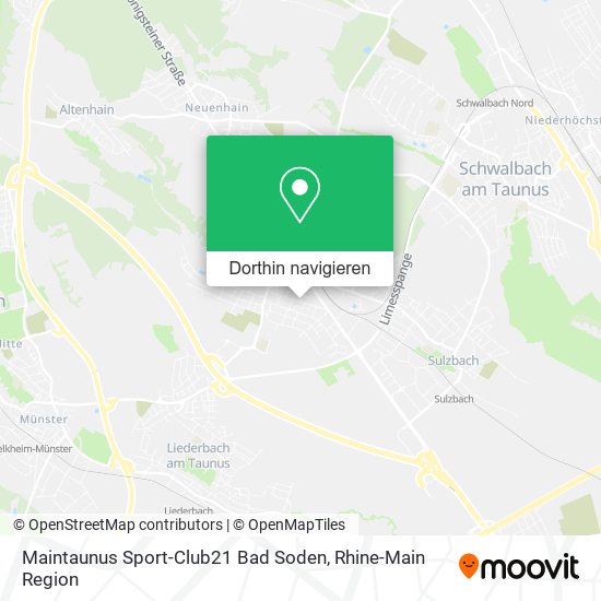 Maintaunus Sport-Club21 Bad Soden Karte