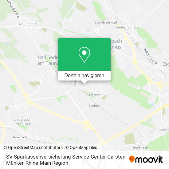SV Sparkassenversicherung Service-Center Carsten Münker Karte