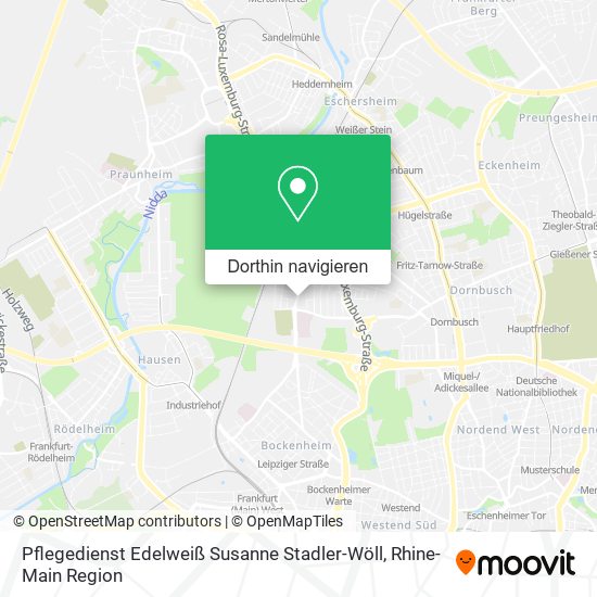 Pflegedienst Edelweiß Susanne Stadler-Wöll Karte