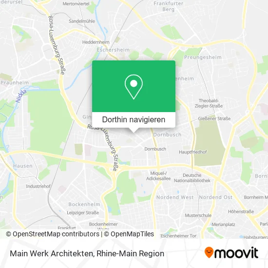 Main Werk Architekten Karte