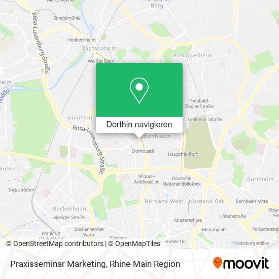 Praxisseminar Marketing Karte