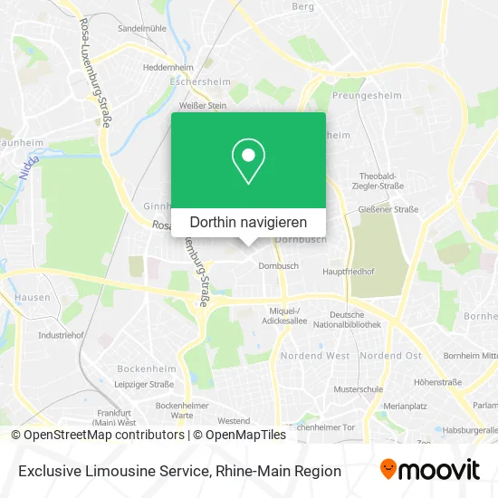 Exclusive Limousine Service Karte