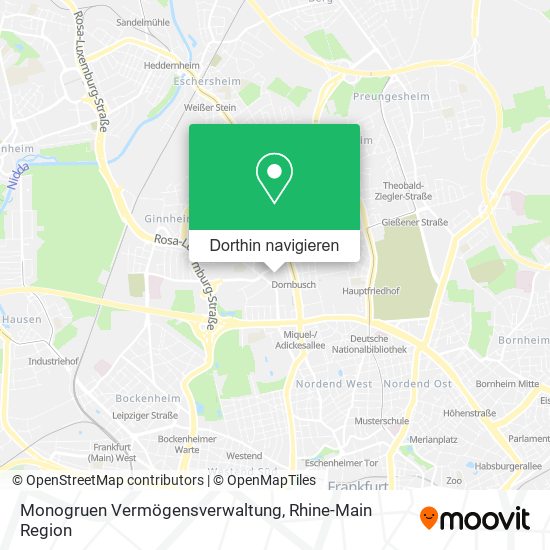 Monogruen Vermögensverwaltung Karte