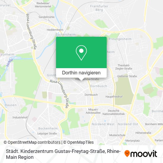 Städt. Kinderzentrum Gustav-Freytag-Straße Karte