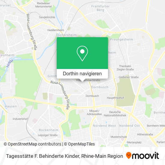 Tagesstätte F. Behinderte Kinder Karte