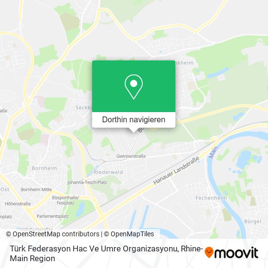 Türk Federasyon Hac Ve Umre Organizasyonu Karte