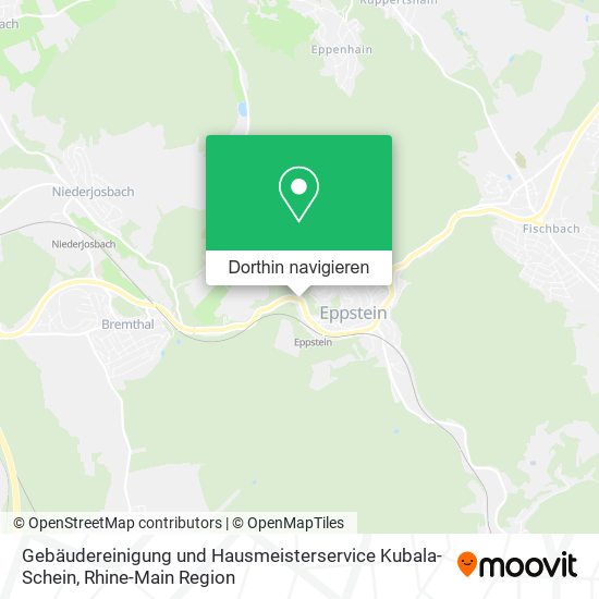 Gebäudereinigung und Hausmeisterservice Kubala-Schein Karte