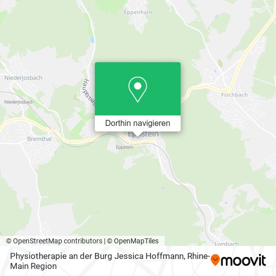 Physiotherapie an der Burg Jessica Hoffmann Karte