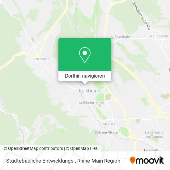 Städtebauliche Entwicklungs- Karte