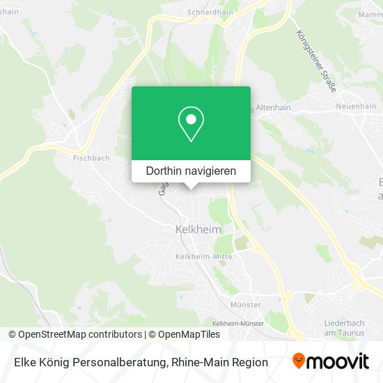 Elke König Personalberatung Karte