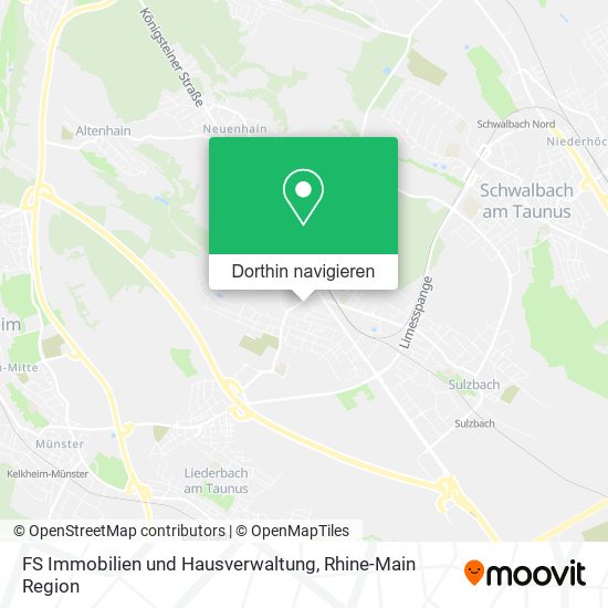 FS Immobilien und Hausverwaltung Karte