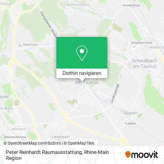 Peter Reinhardt Raumausstattung Karte