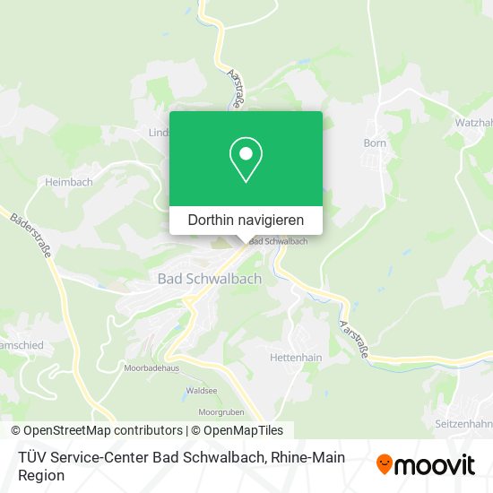 TÜV Service-Center Bad Schwalbach Karte