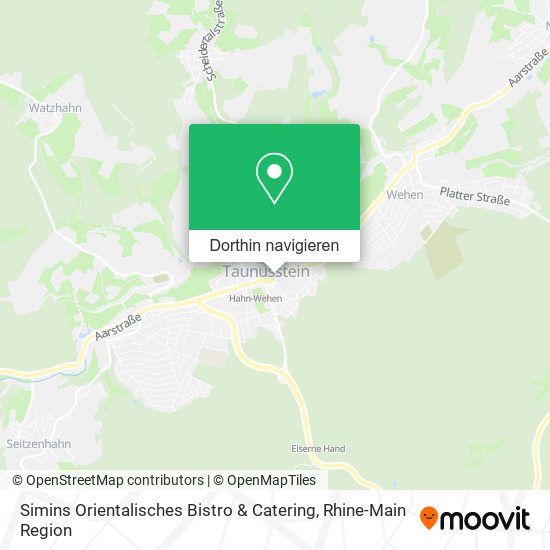 Simins Orientalisches Bistro & Catering Karte