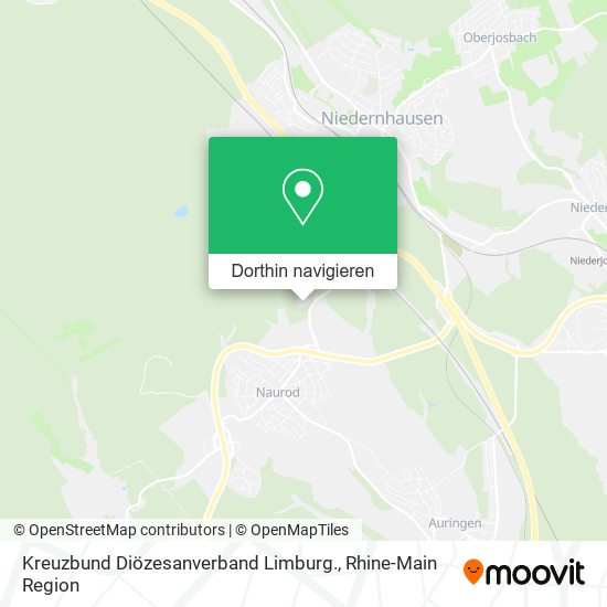 Kreuzbund Diözesanverband Limburg. Karte