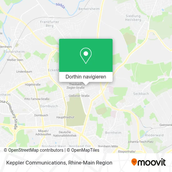 Keppler Communications Karte