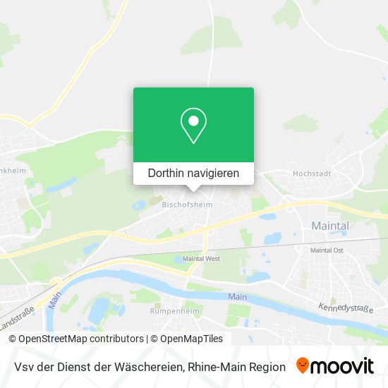 Vsv der Dienst der Wäschereien Karte