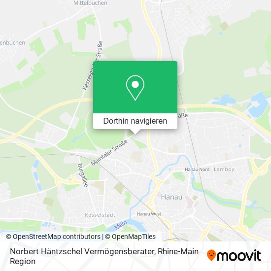 Norbert Häntzschel Vermögensberater Karte