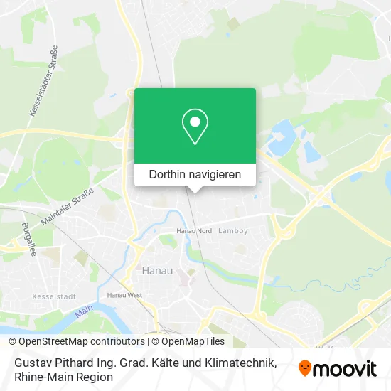 Gustav Pithard Ing. Grad. Kälte und Klimatechnik Karte