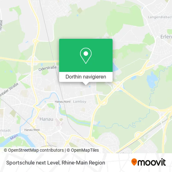 Sportschule next Level Karte