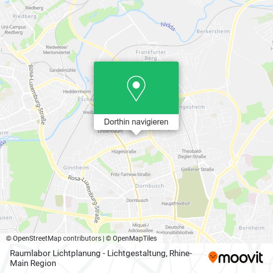 Raumlabor Lichtplanung - Lichtgestaltung Karte