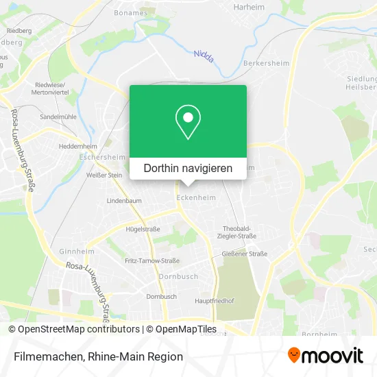 Filmemachen Karte