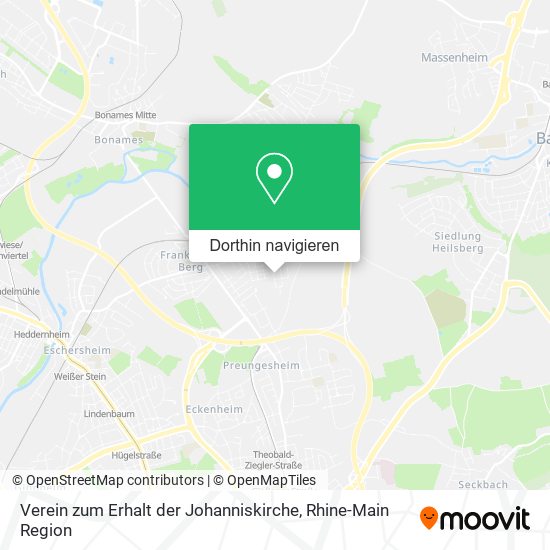 Verein zum Erhalt der Johanniskirche Karte