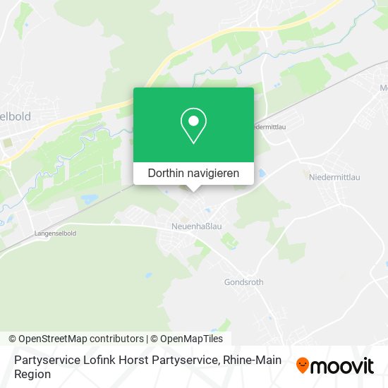 Partyservice Lofink Horst Partyservice Karte