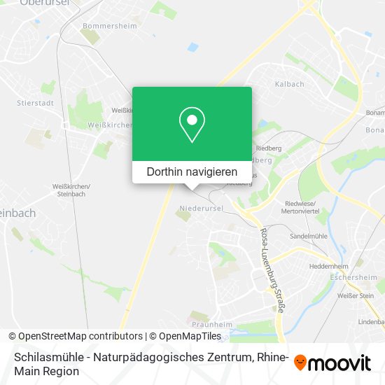 Schilasmühle - Naturpädagogisches Zentrum Karte