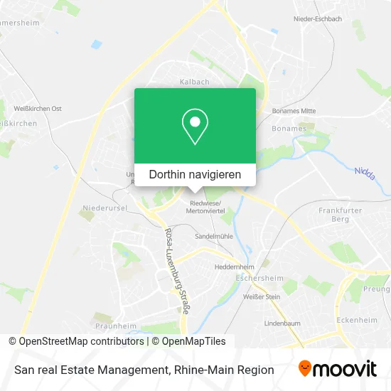 San real Estate Management Karte