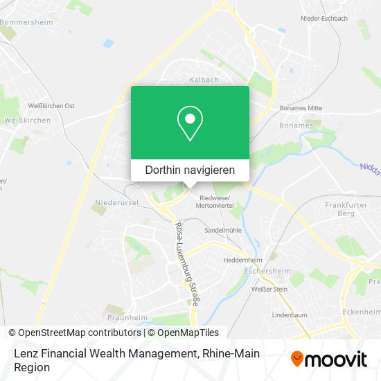 Lenz Financial Wealth Management Karte
