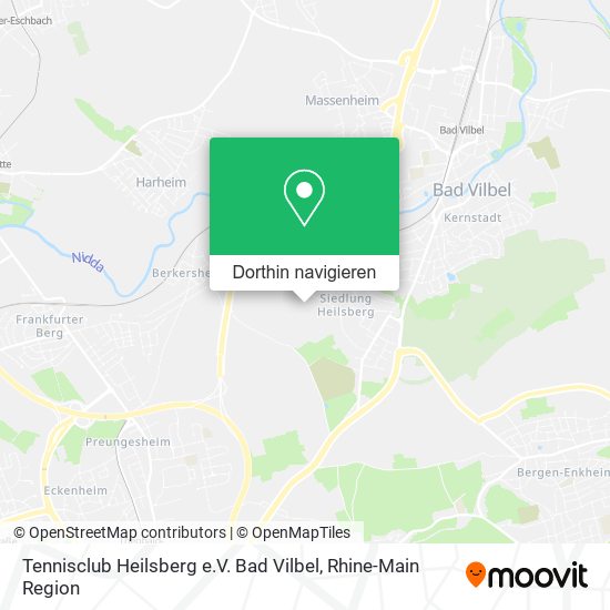 Tennisclub Heilsberg e.V. Bad Vilbel Karte