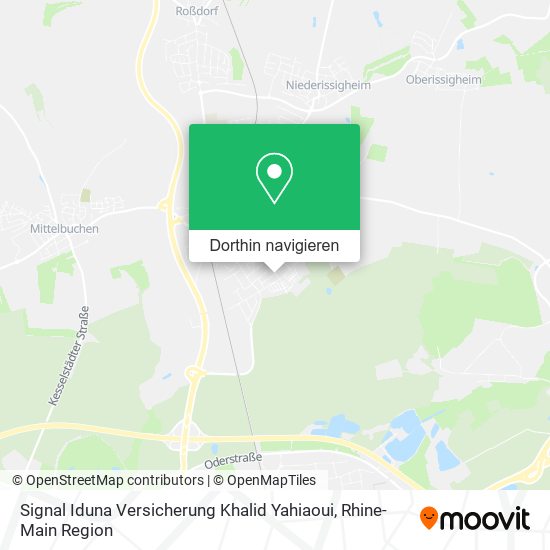 Signal Iduna Versicherung Khalid Yahiaoui Karte