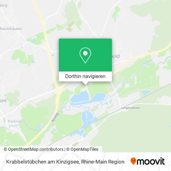 Krabbelstübchen am Kinzigsee Karte
