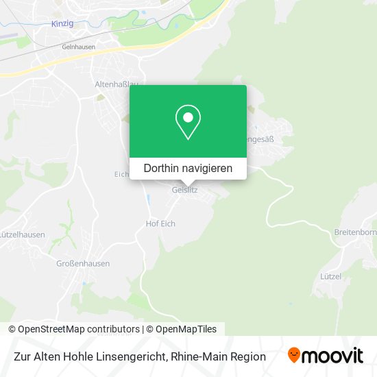 Zur Alten Hohle Linsengericht Karte