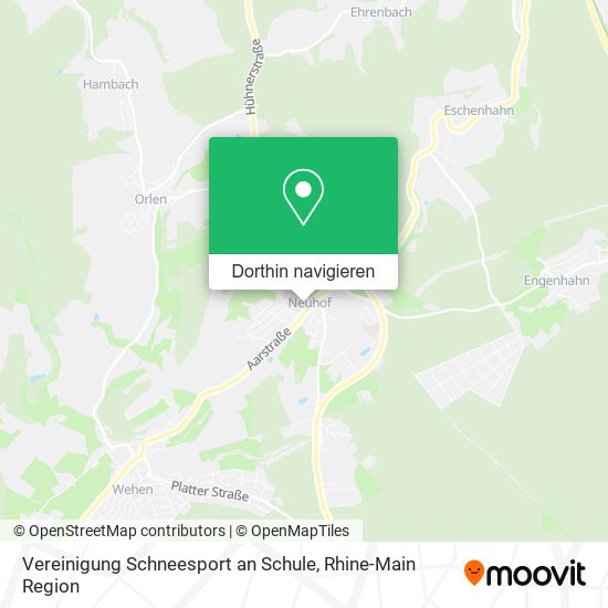 Vereinigung Schneesport an Schule Karte