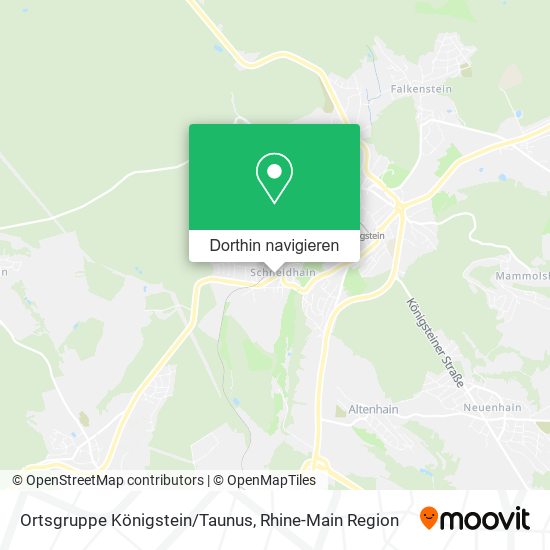 Ortsgruppe Königstein/Taunus Karte