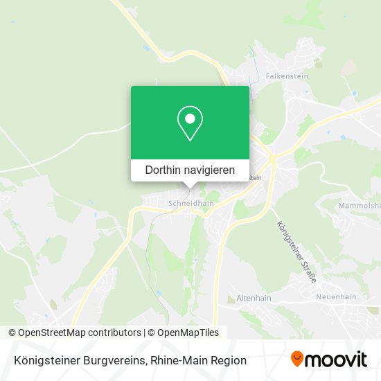 Königsteiner Burgvereins Karte