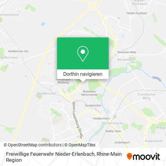 Freiwillige Feuerwehr Nieder-Erlenbach Karte