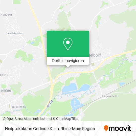 Heilpraktikerin Gerlinde Klein Karte