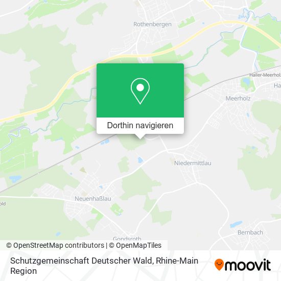 Schutzgemeinschaft Deutscher Wald Karte