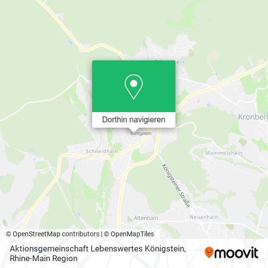 Aktionsgemeinschaft Lebenswertes Königstein Karte