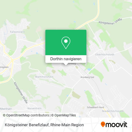 Königsteiner Benefizlauf Karte