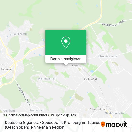 Deutsche Giganetz - Speedpoint Kronberg im Taunus (Geschloßen) Karte