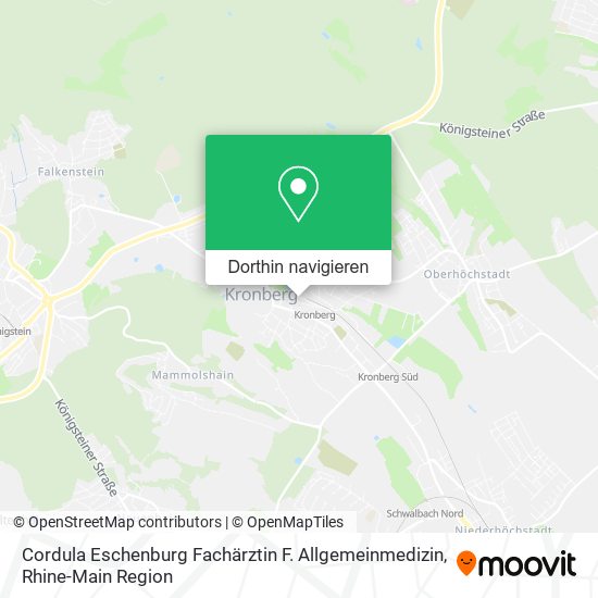 Cordula Eschenburg Fachärztin F. Allgemeinmedizin Karte